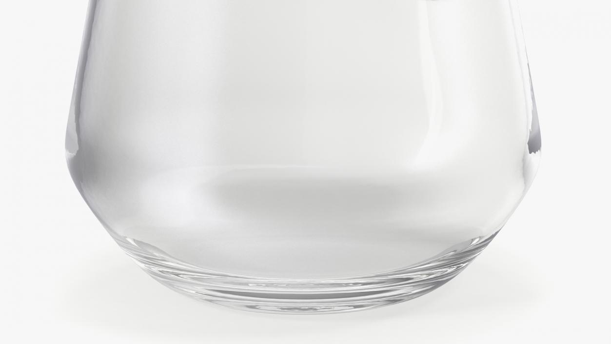 3D Glass Jug With Handle