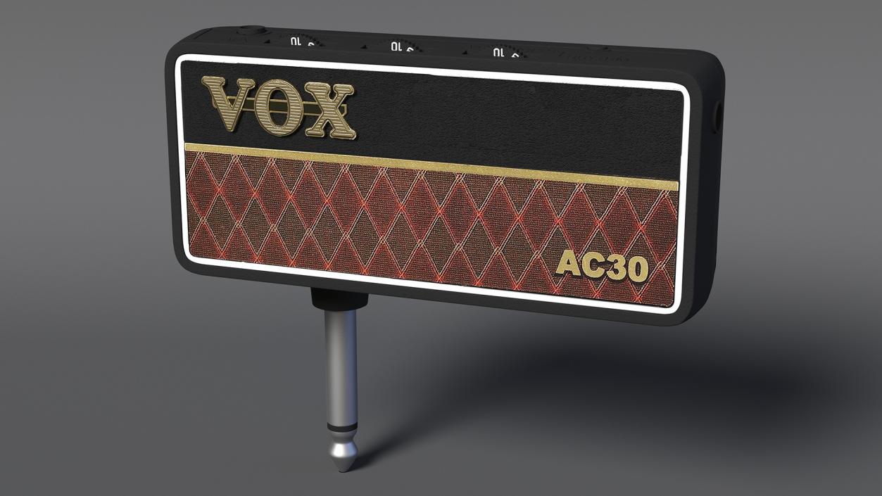 Portable Guitar Amplifier VOX AC30 3D model