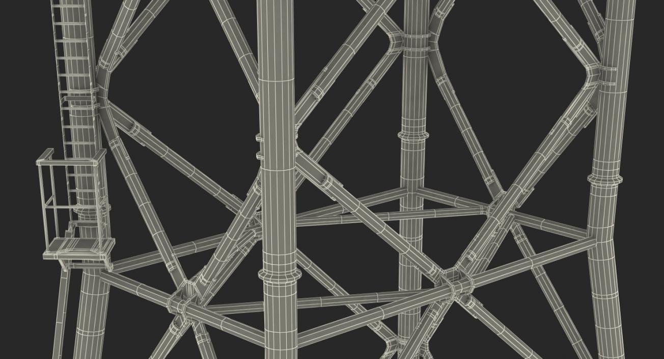 3D Gondola Lift Tower model