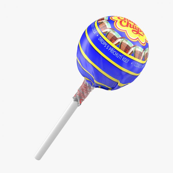 Cola Chupa Chups Wrapped 3D model