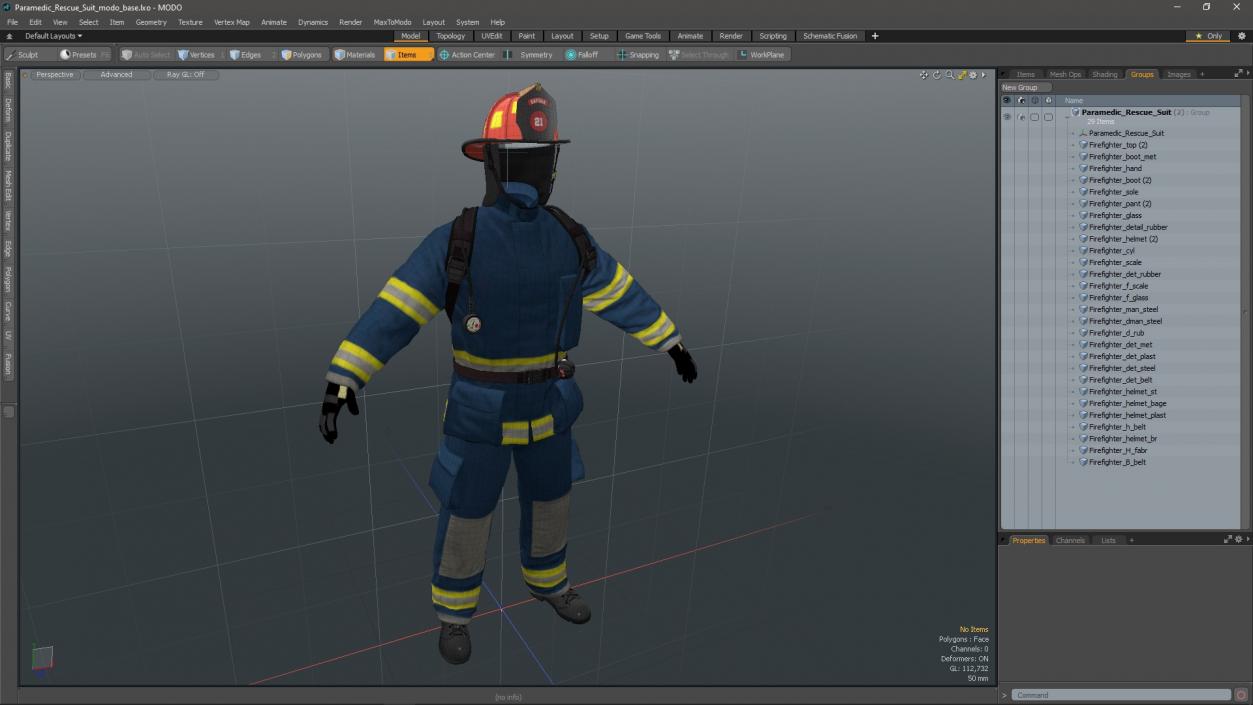 3D Paramedic Rescue Suit