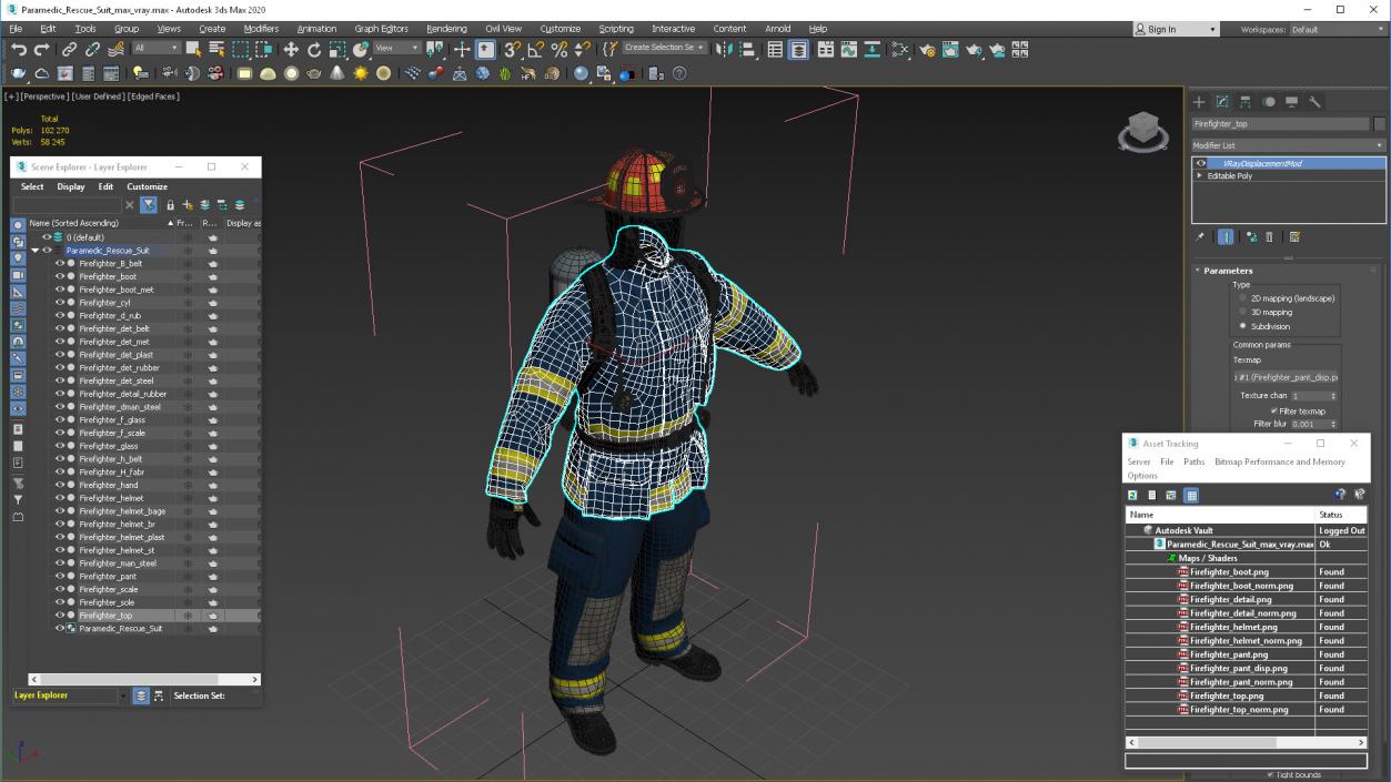 3D Paramedic Rescue Suit