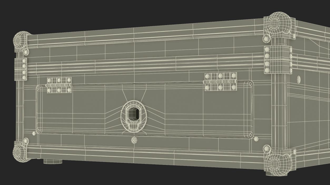 Studio Rack Flight Case 17x48x48cm 3D model