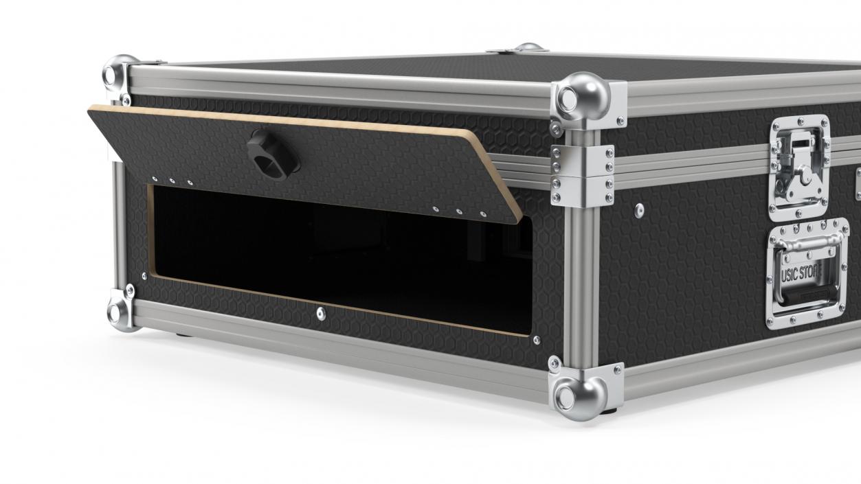 Studio Rack Flight Case 17x48x48cm 3D model