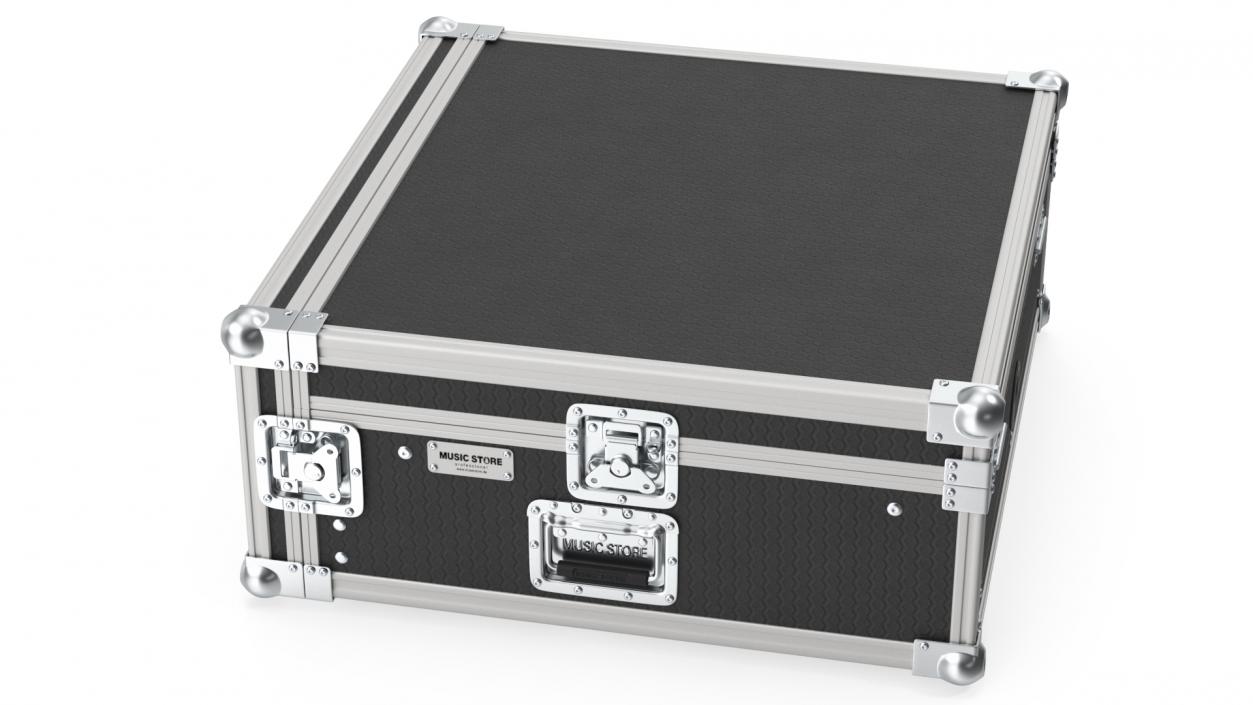 Studio Rack Flight Case 17x48x48cm 3D model