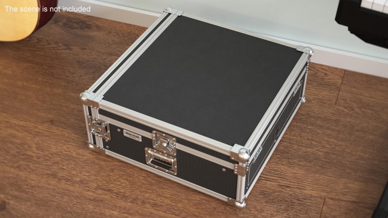 Studio Rack Flight Case 17x48x48cm 3D model