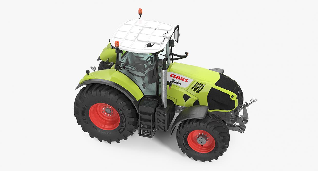 3D Tractor Claas Axion 800 model