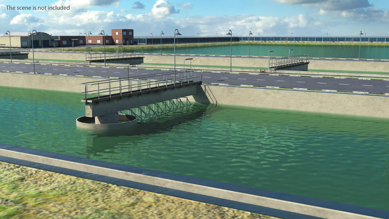 3D Wastewater Treatment Basin