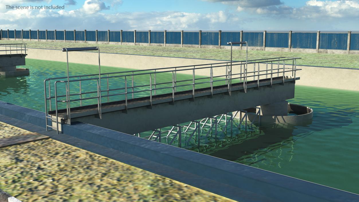 3D Wastewater Treatment Basin