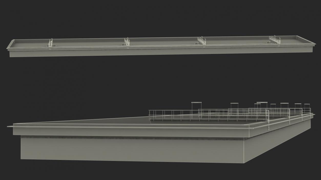 3D Wastewater Treatment Basin