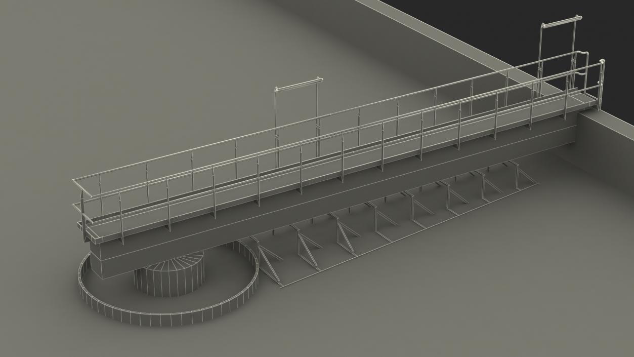 3D Wastewater Treatment Basin