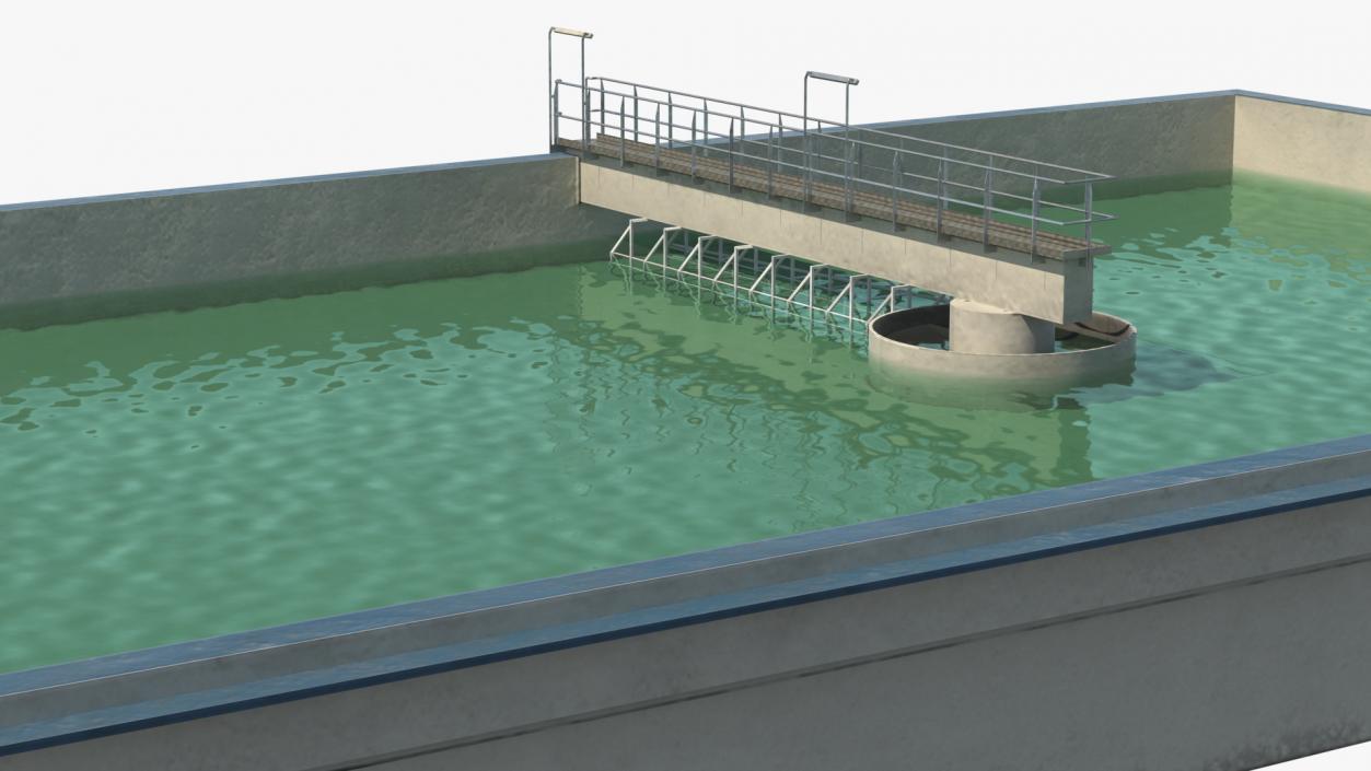 3D Wastewater Treatment Basin