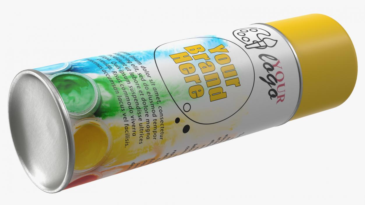 3D Aerosol Cans Mock up Collection