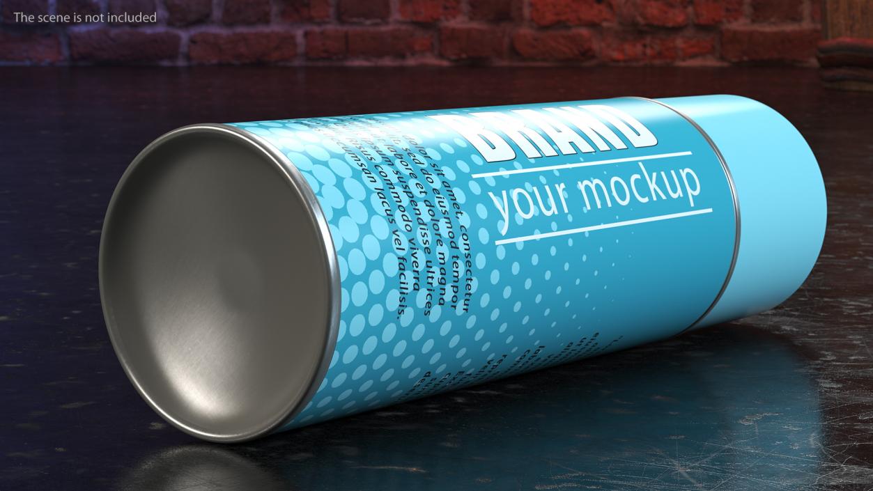 3D Aerosol Cans Mock up Collection