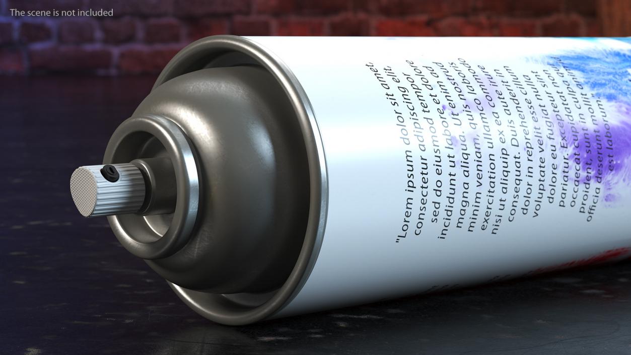 3D Aerosol Cans Mock up Collection