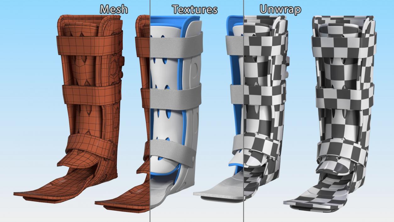 3D Foot Orthosis Darco Splinting System