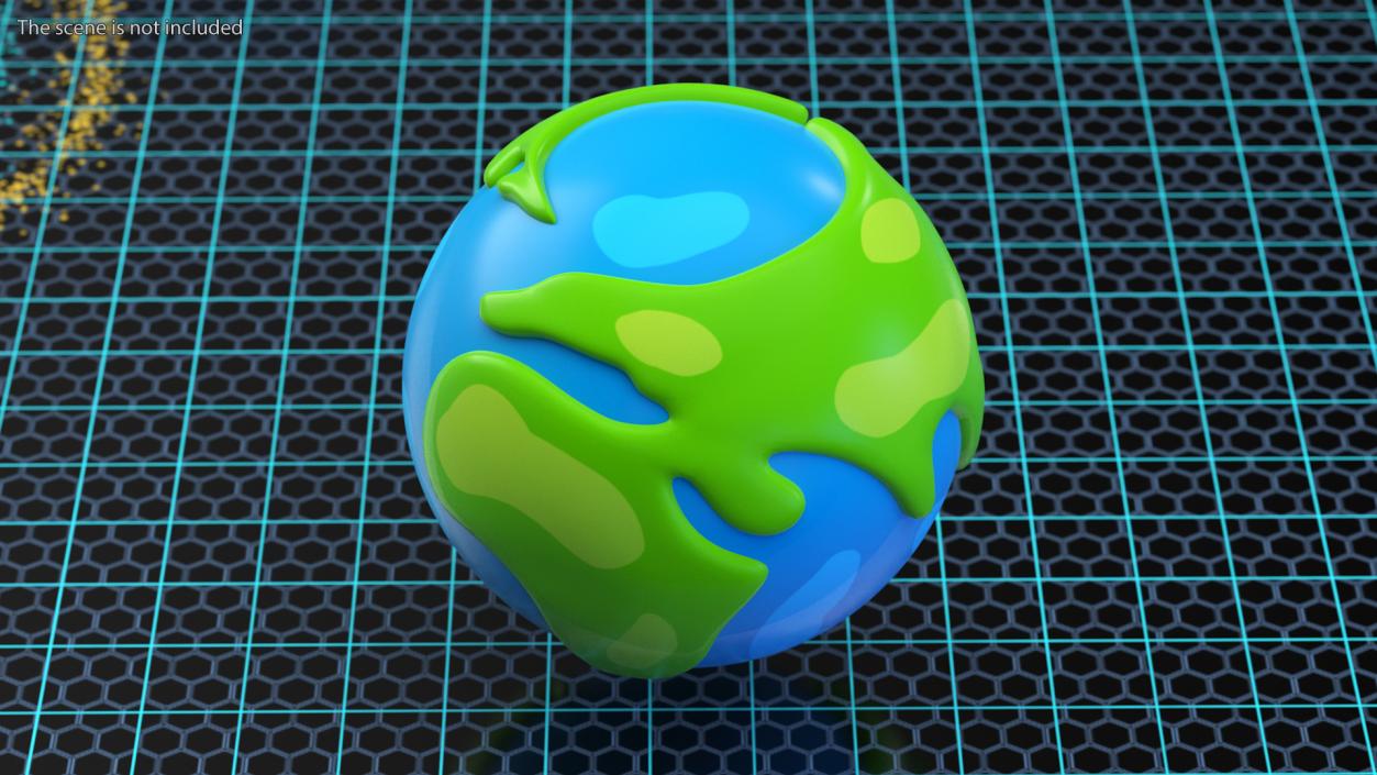 3D Cartoon Planets Collection 2 model