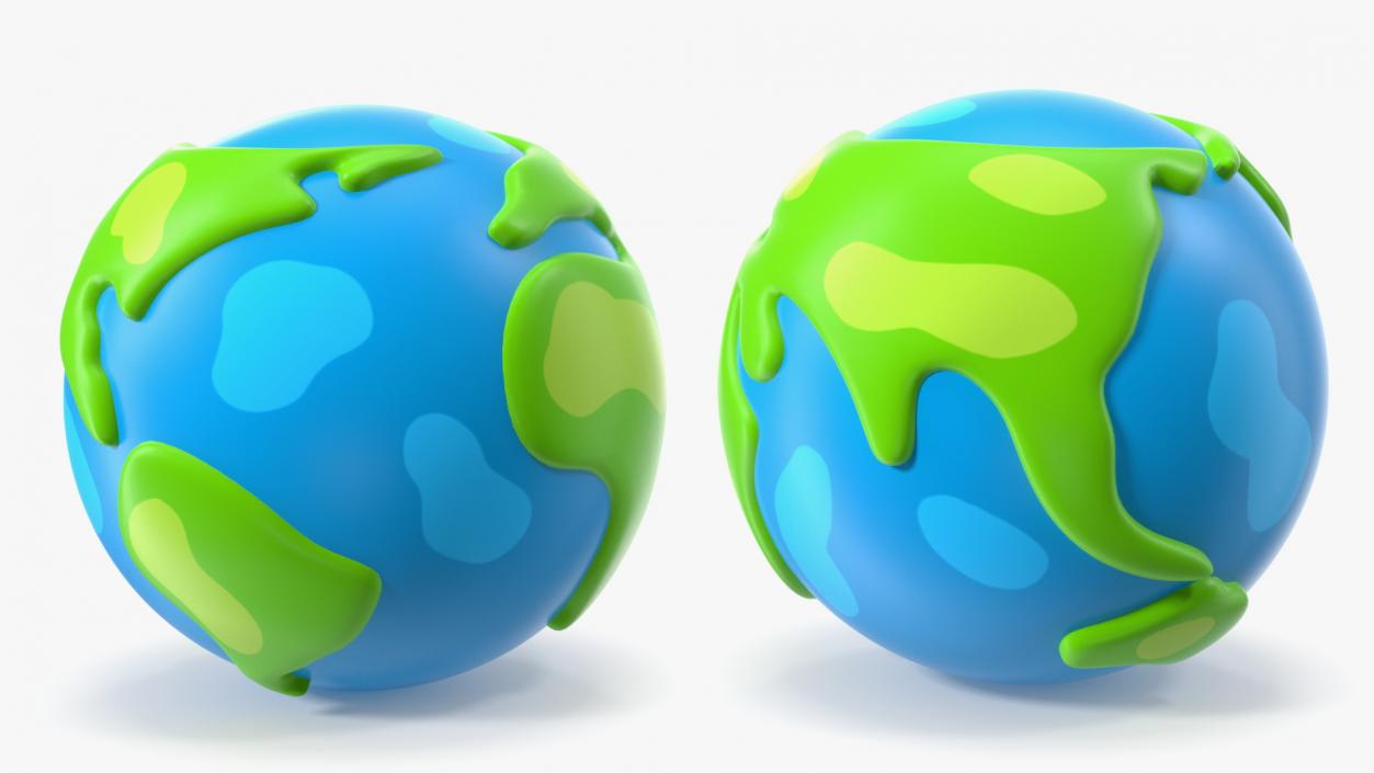 3D Cartoon Planets Collection 2 model