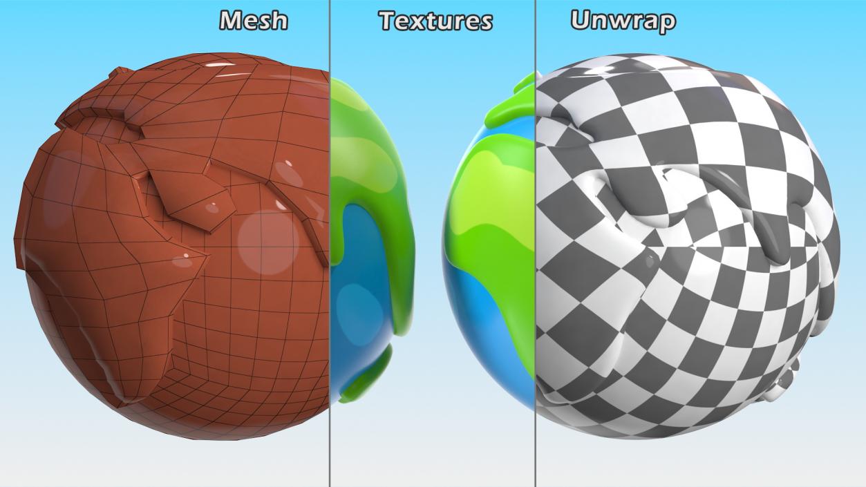 3D Cartoon Planets Collection 2 model