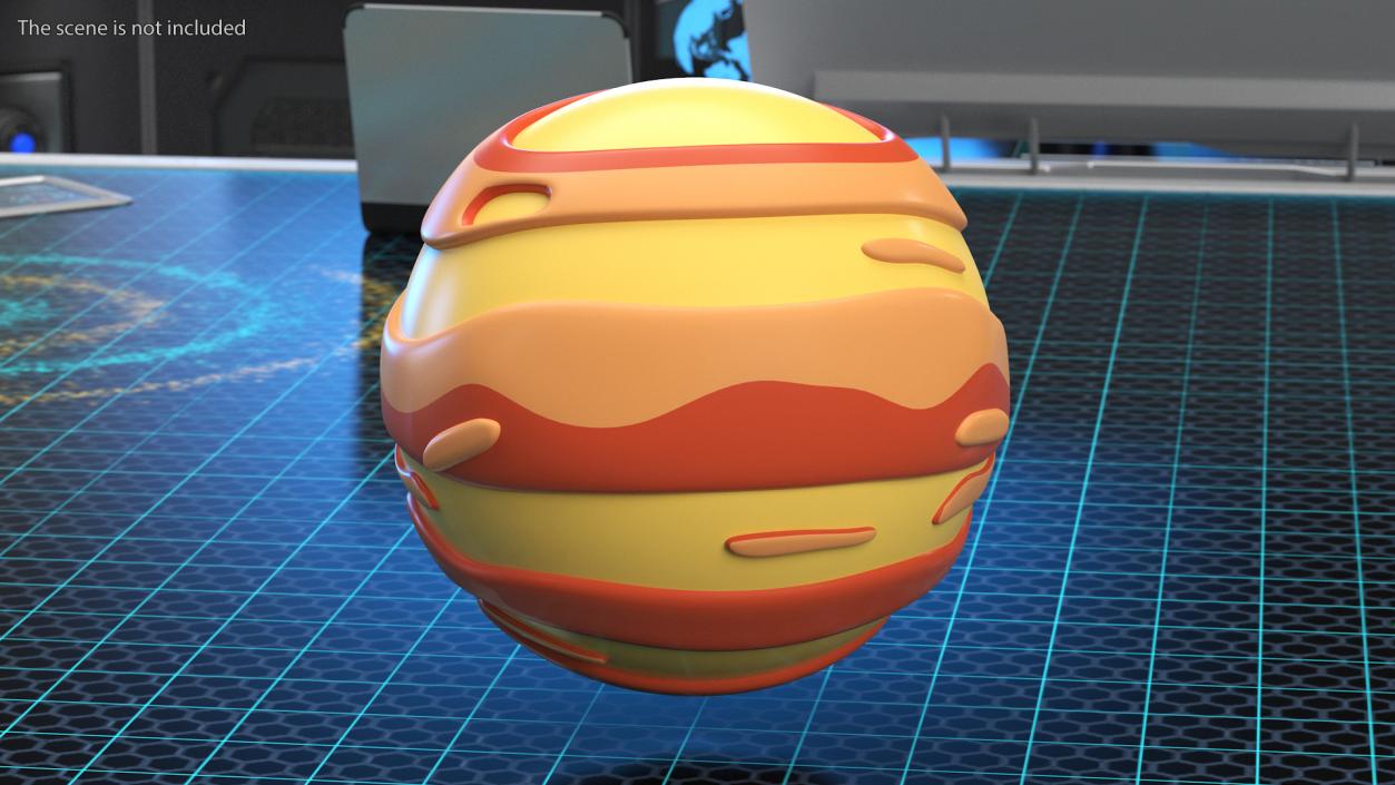 3D Cartoon Planets Collection 2 model