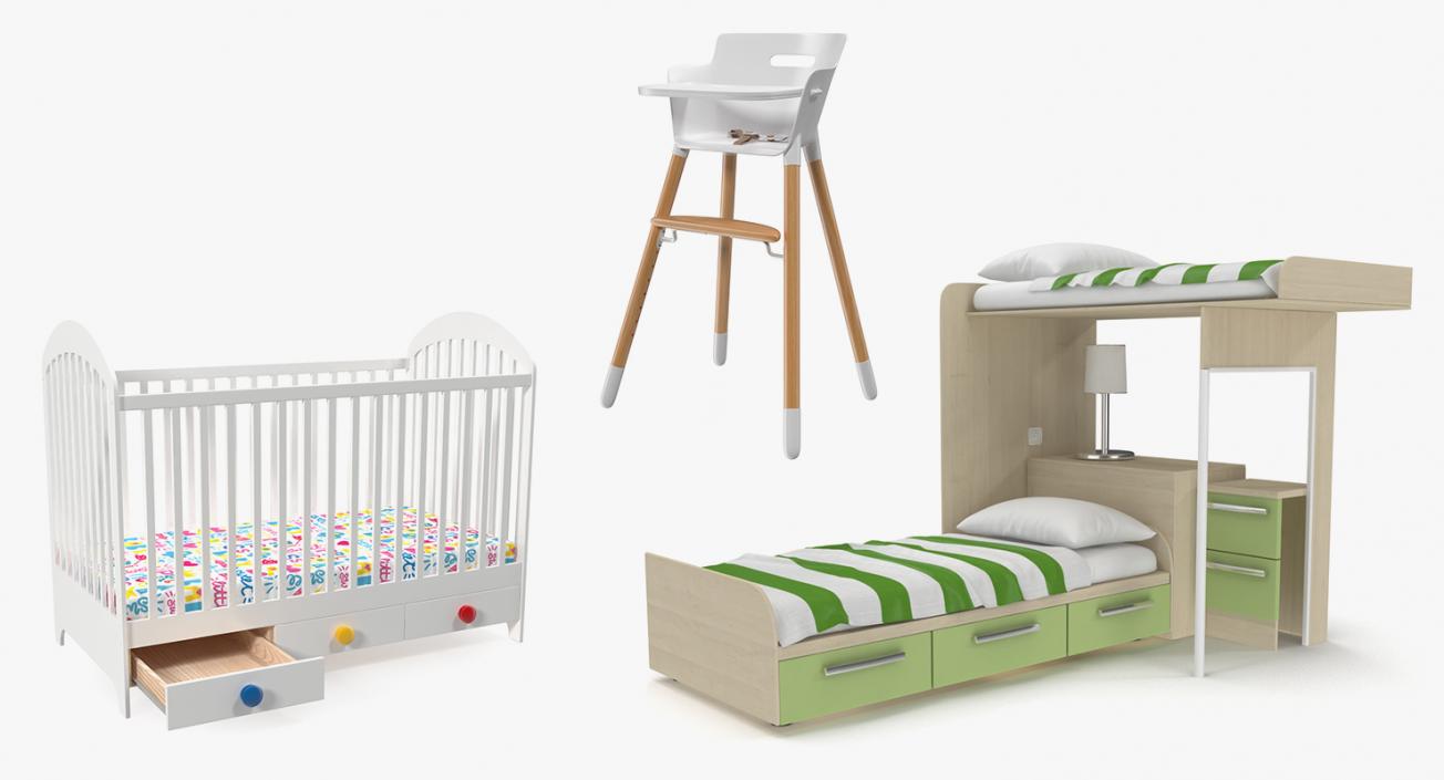 3D model Childrens Furniture Collection