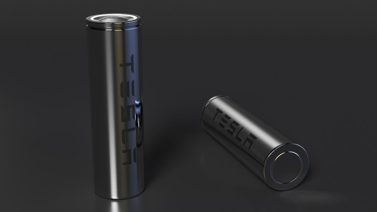 3D Tesla Battery Cell 2170 model