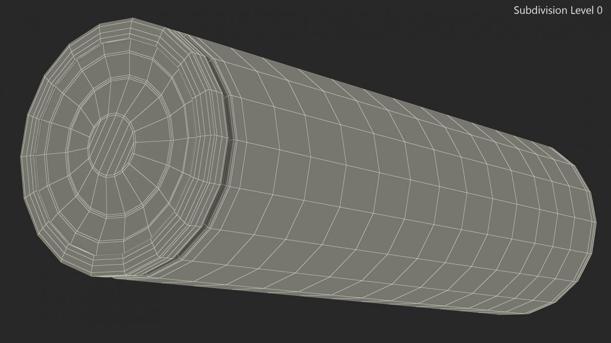 3D Tesla Battery Cell 2170 model