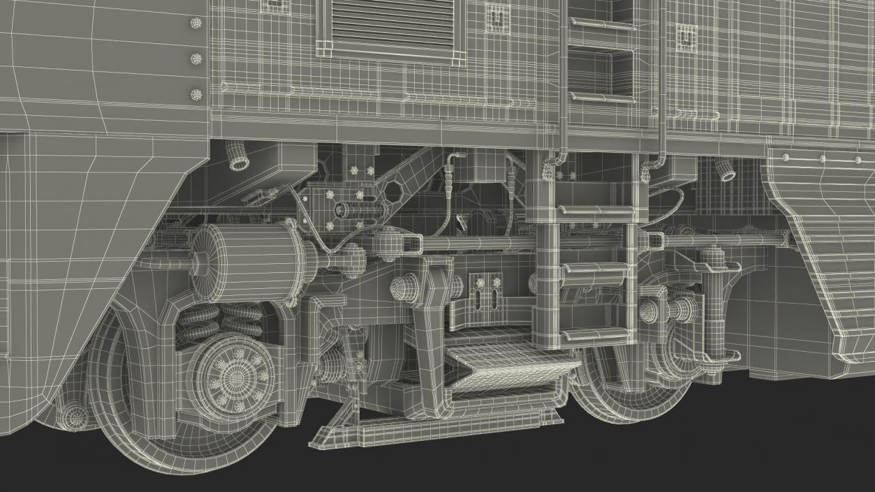 3D model Coaster F59PHI Locomotive