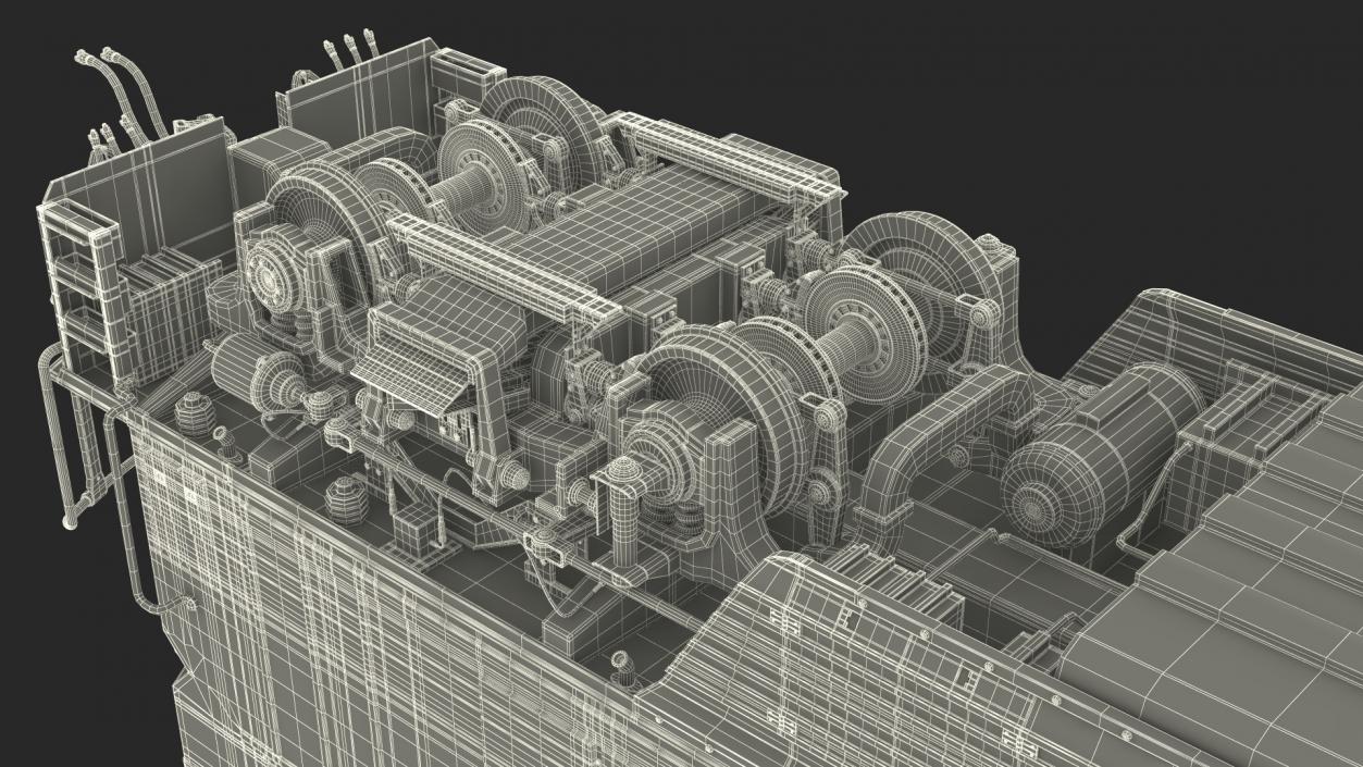 3D model Coaster F59PHI Locomotive