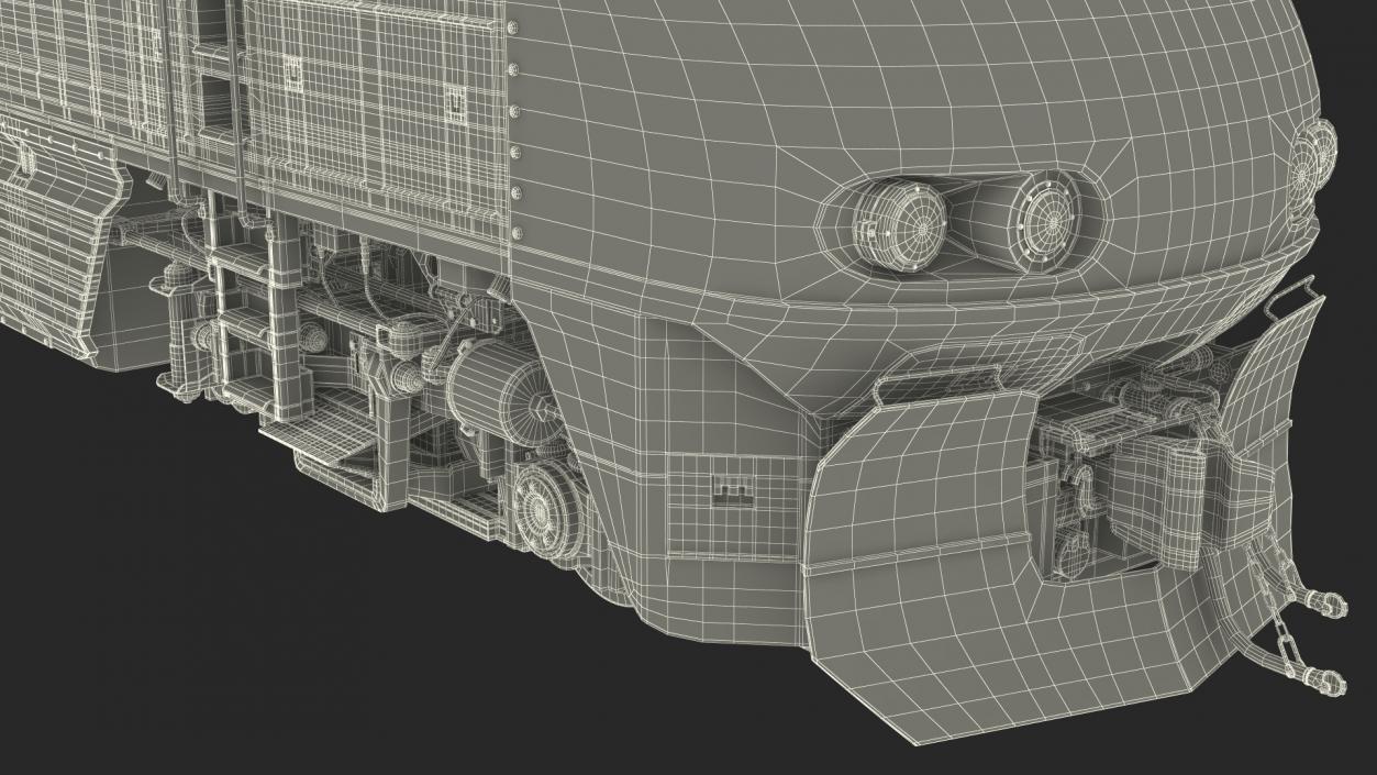 3D model Coaster F59PHI Locomotive