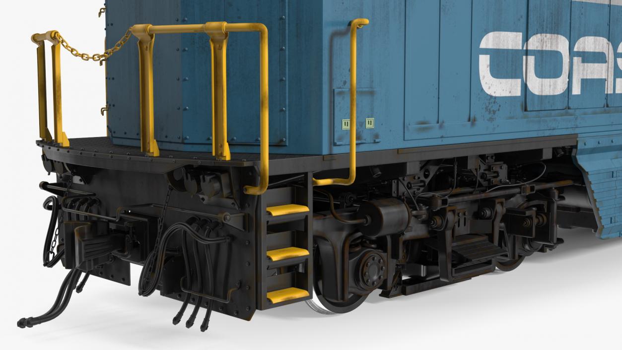 3D model Coaster F59PHI Locomotive