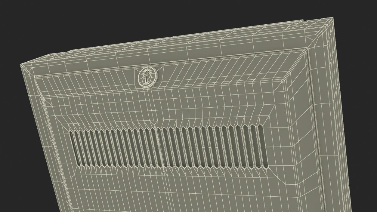 3D Electronic Queue Device Blue model