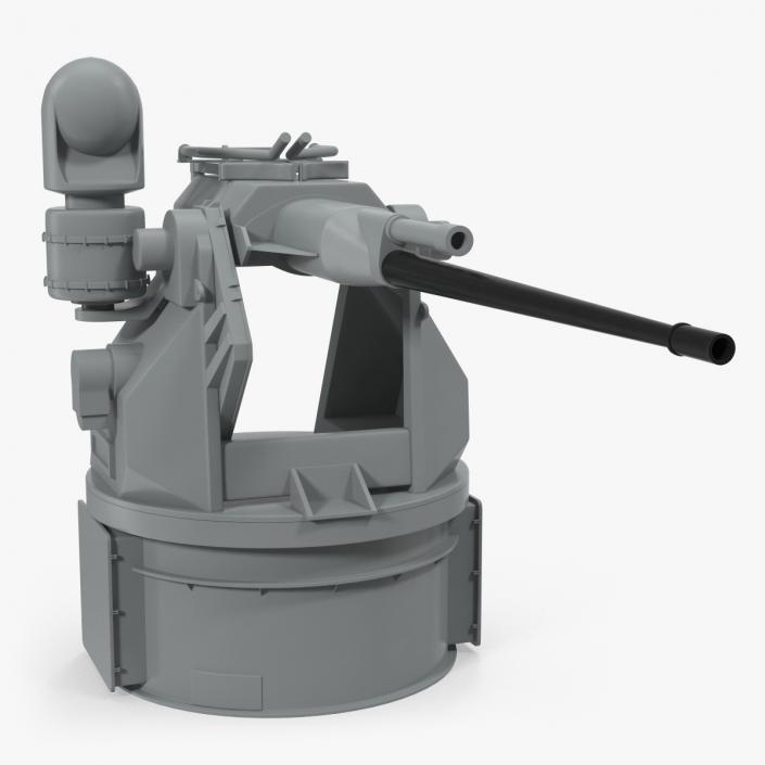 3D M242 Bushmaster Autocannon