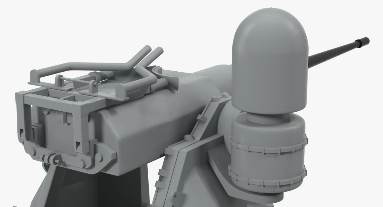 3D M242 Bushmaster Autocannon