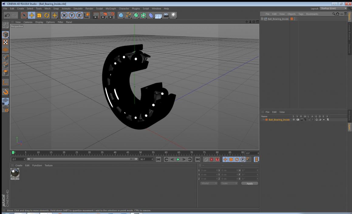 Ball Bearing Inside 3D model