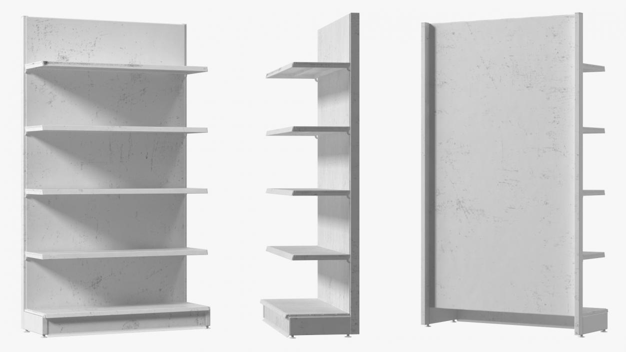 3D Shelves Store model