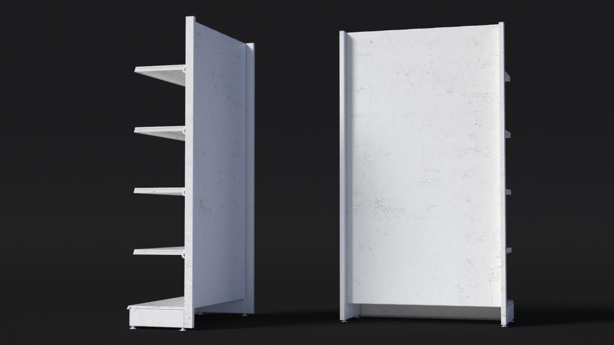 3D Shelves Store model