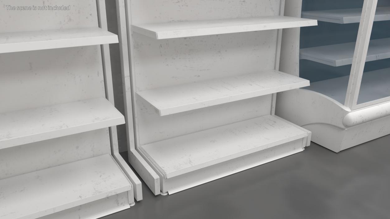 3D Shelves Store model