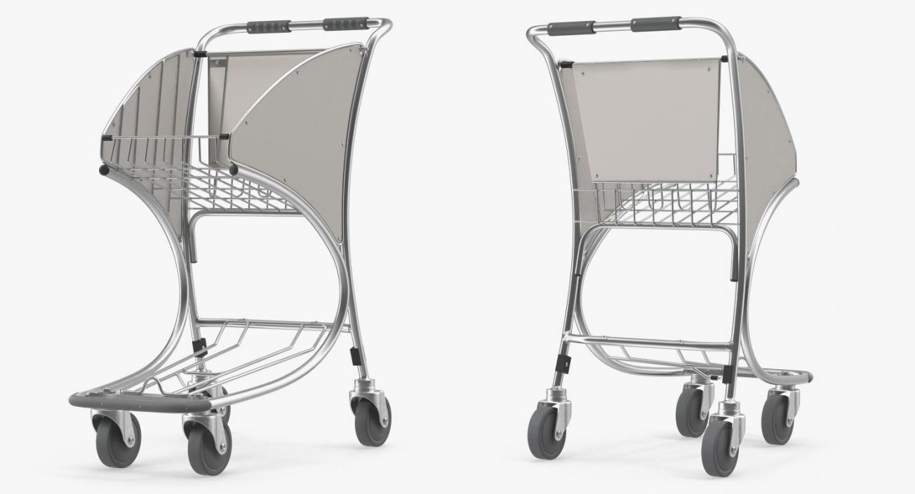 Luggage Carts Collection 3D model