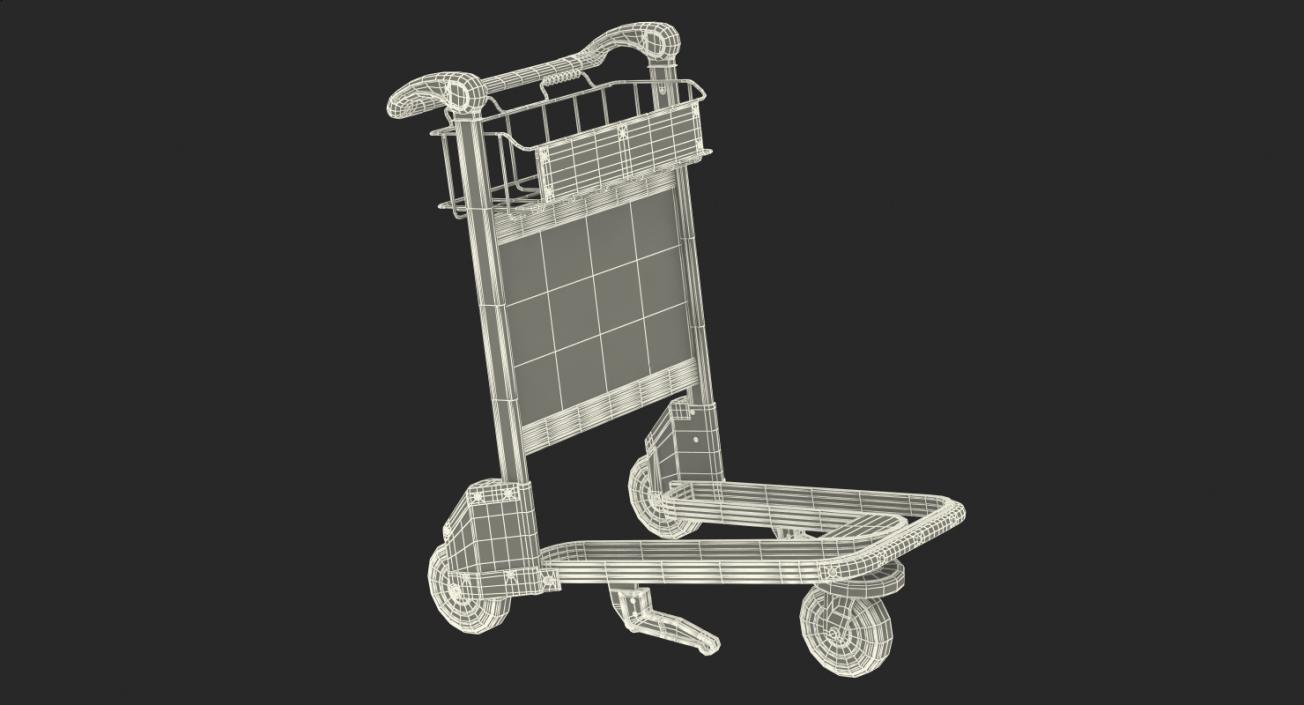 Luggage Carts Collection 3D model