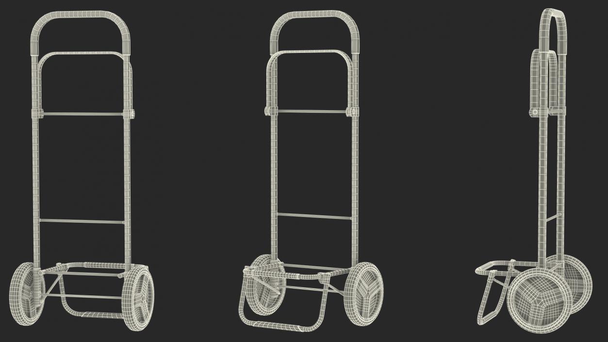 Luggage Carts Collection 3D model