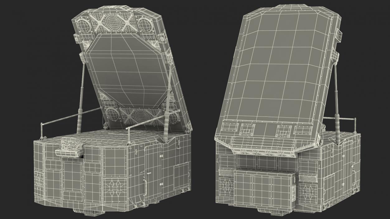 3D S300 Desert Radar Flap Lid B model