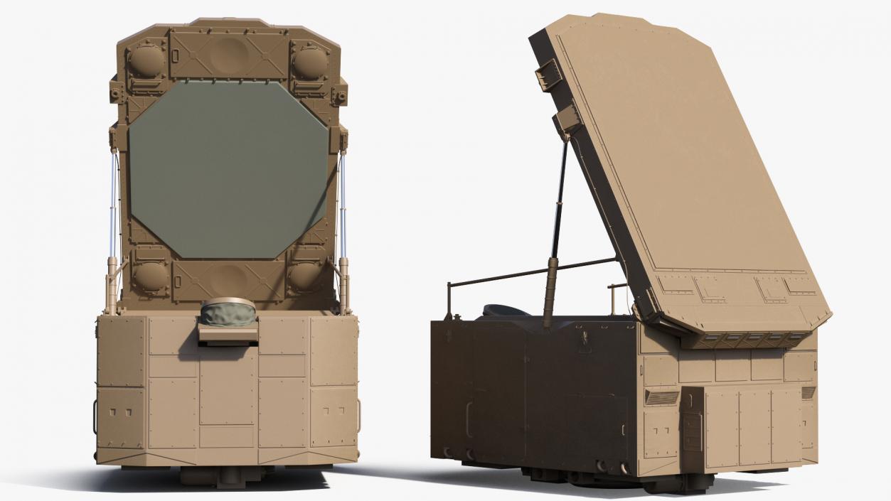 3D S300 Desert Radar Flap Lid B model