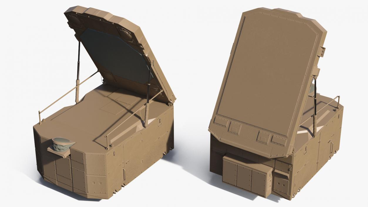 3D S300 Desert Radar Flap Lid B model