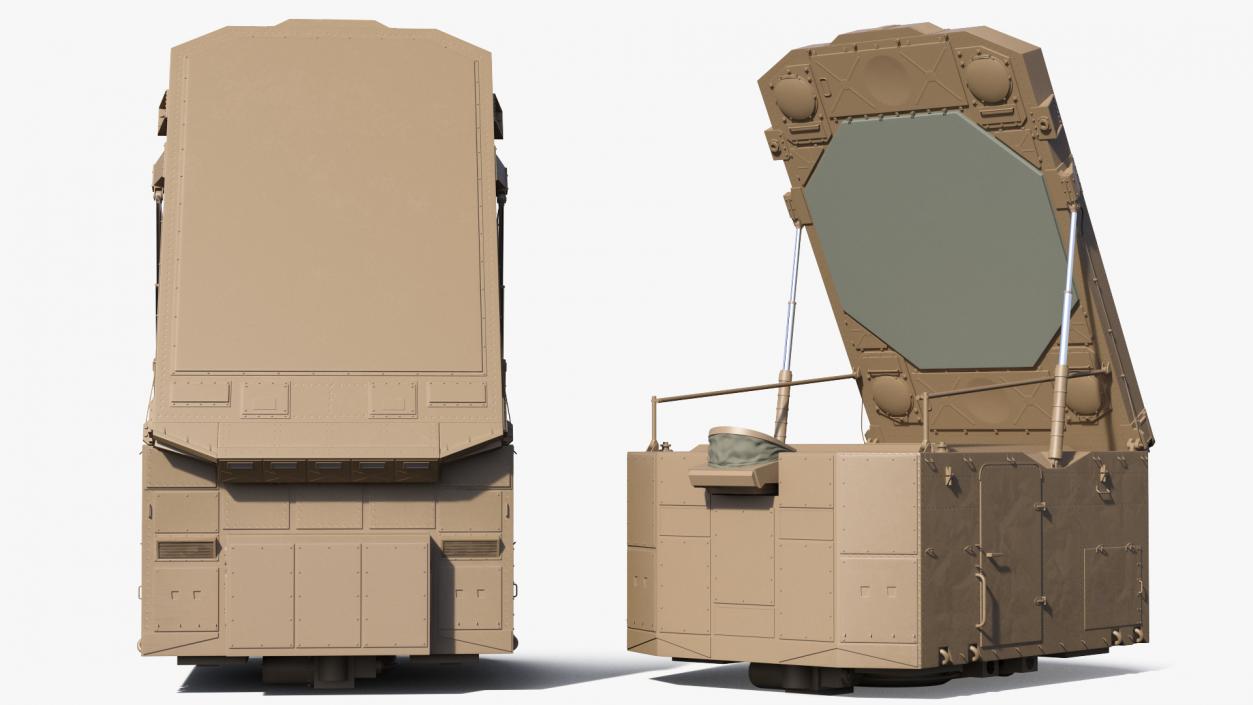 3D S300 Desert Radar Flap Lid B model