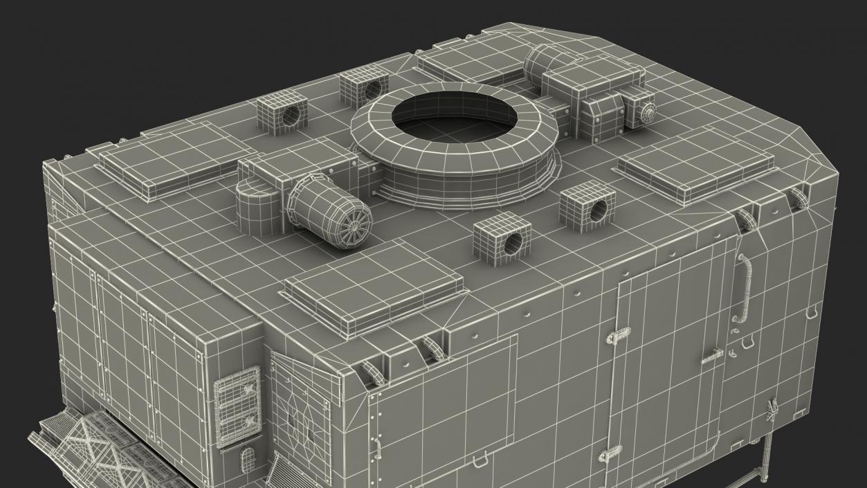 3D S300 Desert Radar Flap Lid B model