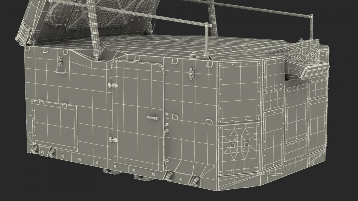 3D S300 Desert Radar Flap Lid B model