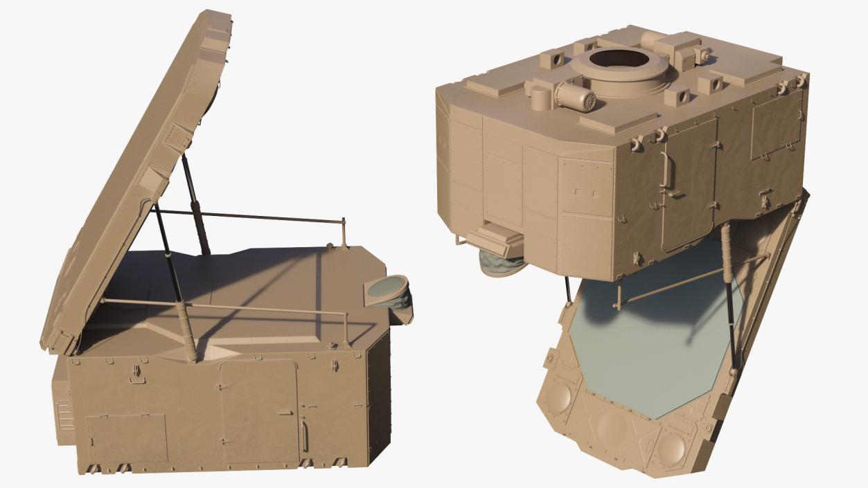 3D S300 Desert Radar Flap Lid B model