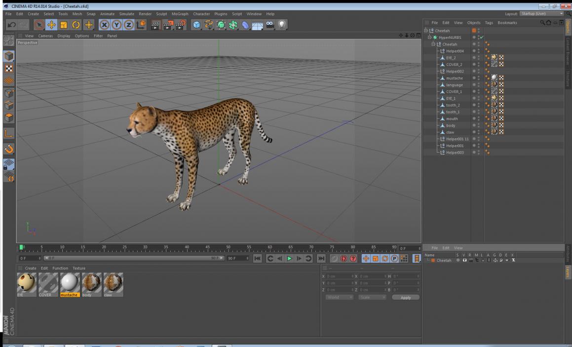 Cheetah 3D model