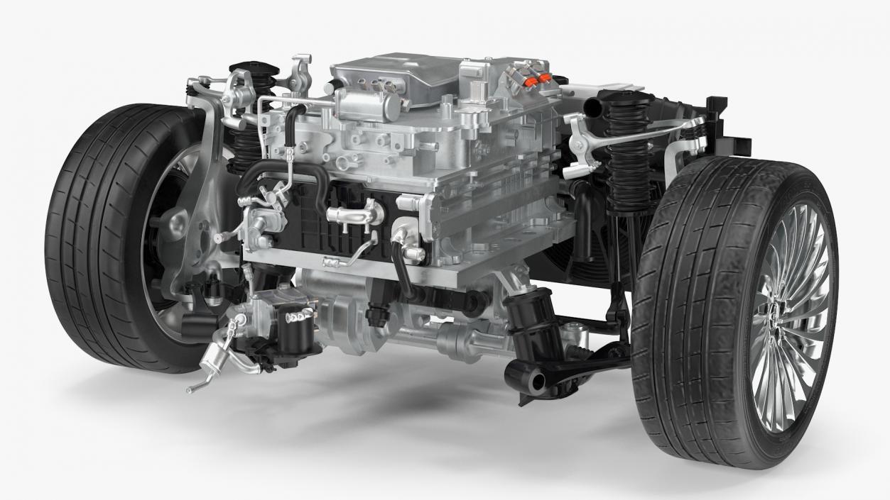 3D Toyota Mirai Fuelcell Electric Motor